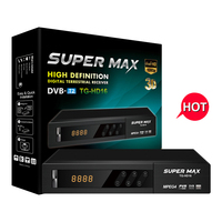 Decodificador digital terrestre de alta definición SUPER MAX TG HD16, receptor de TV, decodificador de TV Android, caja de TV de 4GB