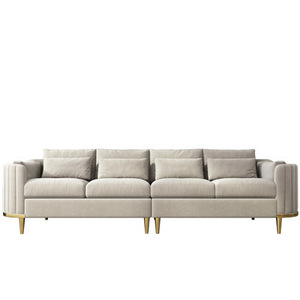 Di alta qualità in velluto <span class=keywords><strong>grigio</strong></span> moderno divano con divanetto comodo da <span class=keywords><strong>soggiorno</strong></span> con spugnetta con Set di consegna veloce - Product Image 5