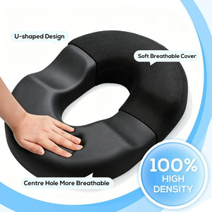 Cojín <span class=keywords><strong>de</strong></span> espuma viscoelástica en forma <span class=keywords><strong>de</strong></span> donut para asiento, almohada en forma <span class=keywords><strong>de</strong></span> O para coxis, alivio del dolor <span class=keywords><strong>de</strong></span> coxis, hemorroides y posparto, venta al por mayor - Product Image 3