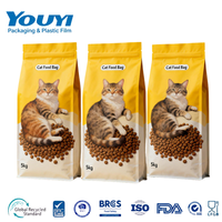YOUYI Sachet personnalisé imprimé pour friandises pour animaux, pochette verticale avec fenêtre en aluminium et fermeture éclair, haute résistance aux odeurs, qualité alimentaire, sans BPA, vente en gros