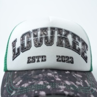 Nouveau style Casquette Trucker en mousse 5 panneaux réglable avec logo imprimé personnalisé et maille DTM de haute qualité