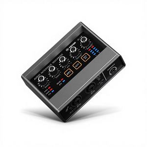 Interface audio pour microphone professionnel, USB, PC, plug-and-play, micro pour streaming en direct, enregistrement, karaoké - Product Image 1