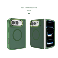 Coque hybride TPU PC anti-âge et anti-jaunissement pour iPhone 18 Fold avec anneau magnétique intégré et bord antidérapant pour la protection de l'écran