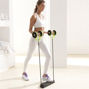 Appareil d'entraînement abdominal multifonctionnel avec rouleaux à double roue et bandes de résistance, un <span class=keywords><strong>accessoire</strong></span> d'équipement de fitness et d'entraînement à domicile - Product Image 6