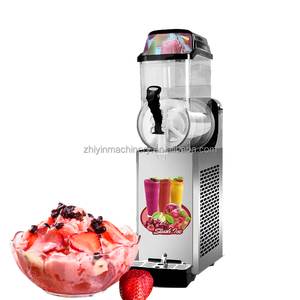 <span class=keywords><strong>Zumo</strong></span> de manzana Bebida fría Nieve Hielo Máquina para hacer aguanieve Máquina comercial de aguanieve de un solo tanque - Product Image 4