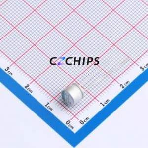 Condensateur électrolytique hybride solide-liquide en aluminium HBR100M1JBK-0606, à travers-trou, D6.3xL6mm 10uF 20% 63V 6.3mm - Product Image 1