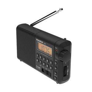 Radio portable multifonction 3 bandes AM FM SW avec support ATS et horloge, lecture de carte SD MP3 WMA – Vente chaude usine - Product Image 2