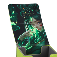 Boîte de rangement horizontale pour cartes à collectionner en PU, style tendance, avec système de fermeture magnétique, pour cartes Magic UG Premium – Offre Spéciale