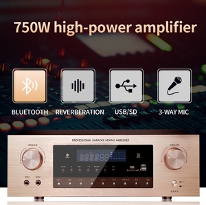 Hệ thống máy karaoke chuyên nghiệp White KTV, bộ khuếch đại công suất cao và loa, máy hát karaoke chuyên nghiệp - Product Image 6