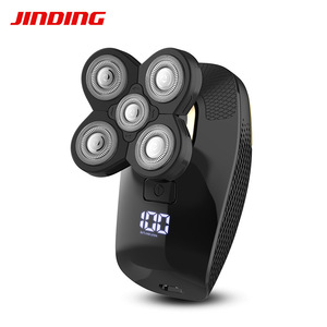 Rasoio Elettrico da Uomo per Auto-Shaving, Ricaricabile USB, Sette Lame, Multifunzione, con Spazzola per Testa Calva e Rifinitore per Peli del Naso - Product Image 5