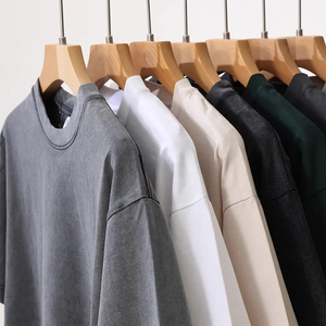 เสื้อยืดคอตตอนแท้ 100% คุณภาพสูง ขายส่ง สามารถสั่งทำได้พร้อมพิมพ์โลโก้ และเสื้อยืดผู้ชายแบบเรียบ - Product Image 6
