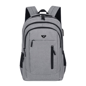 Large Capacity <b>Backpack</b> With Usb Port <b>For</b> <b>Laptop</b> Business Travel Casual School Use Gray - Product Image 4