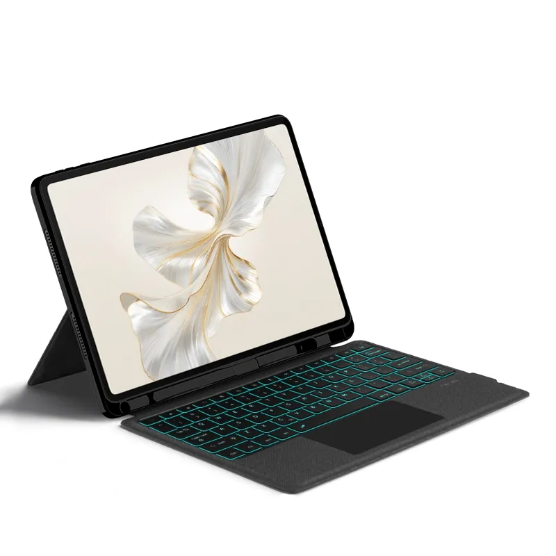 Onur Pad 9 için sıcak satış klavye koruyucu 12.1 inç Tablet kapak kılıf 360 derece dönebilir ayrılabilir Tablet kılıfı