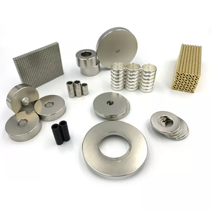 강력한 소결 네오디뮴-lron-붕소 낚시 자석 소결 영구 네오디뮴 세그먼트 모터 용 금 냄비 자석 - Product Image 5