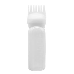Botol Aplikator Sisir Minyak Plastik Botol Pengeluaran Sampo untuk Salon Menata Rambut Dalam 3 Warna - Product Image 5