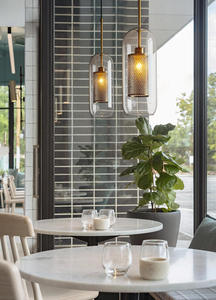 Lámpara Colgante de Estilo Antiguo con Diseño Americano, <span class=keywords><strong>E27</strong></span>, Bola de Cristal, para Vestíbulo de Hotel, Salón de Banquetes, Escalera, Lámpara de Araña, Decoración Colgante para Sala de Estar - Product Image 3