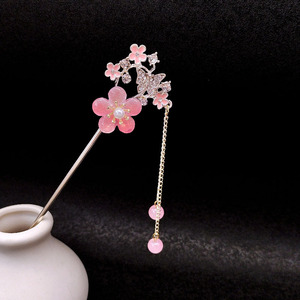 ปิ่นปักผมโลหะมีพู่ดอกไม้ของจีน AA018649ปิ่นปักผมแบบสเต็ปเครื่องประดับ<span class=keywords><strong>ผม</strong></span>สำหรับ<span class=keywords><strong>ผู้หญิง</strong></span> - Product Image 4