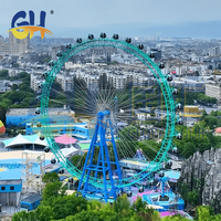 Grand équipement d'amusement extérieur de grande roue de 75m