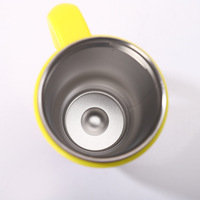 Gobelet isotherme portable en acier inoxydable 304 de 14 oz pour enfants, avec poignée et paille, idéal pour les sports de plein air et l'utilisation en voiture