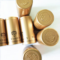 Tapas Termoencogibles de PVC con Logotipo Personalizado y Cierres para Botellas de Vino, Tapas Termoencogibles Premium con Diseño Duradero y Elegante