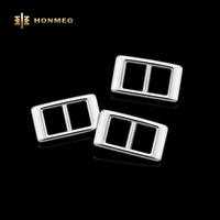 HONMEO Boucle carrée coulissante personnalisée en métal pour sangles de chaussures, sangles de sandales et sacs – Usine OEM ODM