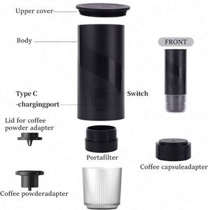 Cafetera Eléctrica Portátil 3 en 1, Cafetera de Viaje para Acampar, Cafetera para Auto con Autocalentamiento y USB-C - Product Image 3