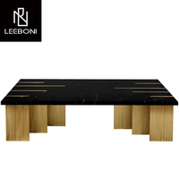 Tables centrales en pierre naturelle fabriquées sur mesure modernes et simples Table basse en marbre italien Table basse de luxe