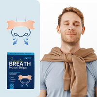 Nouveaux produits Bandes nasales jetables pour la ventilation Respirantes Anti-ronflement Patch nasal pour la respiration