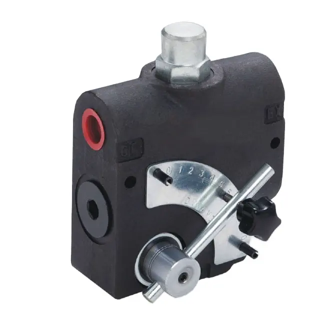 LandSky FCR51-3/4-16-UNF hydraulic regulating full range pressure compensating variable flow control valve vacuum