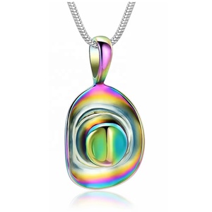 Kalung Urn Kremasi dari Baja Anti Karat untuk Abu, Perhiasan Kremasi Topi Koboi, Kenang-kenangan Abu untuk Anak Laki-laki dan Pria dengan Kotak Hadiah - Product Image 6