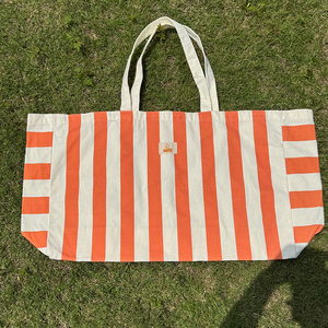 Sac fourre-tout en toile de coton écologique personnalisé, grande capacité, réutilisable, pour la plage, fiable et peu coûteux, fabriqué en Chine - Product Image 5