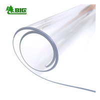 Rollo de Película de PVC Transparente Boligao, Lámina de PVC Suave Transparente de 30cm, 45cm y 60cm de Ancho para Cubierta de Mesa y Protección de Ventanas