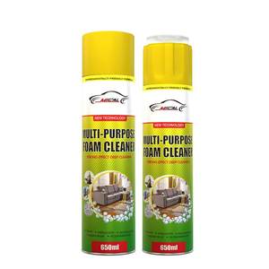Mousse nettoyante multifonctionnelle OEM/ ODM pour enlever la saleté intérieure de la voiture Spray de <span class=keywords><strong>lavage</strong></span> et de nettoyage 650ML - Product Image 2