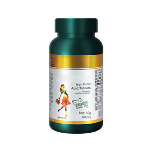 Grosir tablet asam folat besi oleh produsen untuk wanita hamil untuk mempersiapkan dan suplemen besi vitamin asam folat - Product Image 1