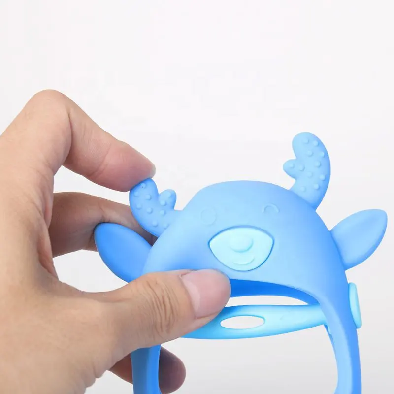 Silicona dentición bebé juguetes bebe juguetes sensoriales educativos 2023 nuevo diseño mordedor productos