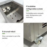 Machine à glaces et bâtonnets rotative automatique rapide 12000, style brésilien, électrique, pour sucettes glacées et bâtonnets de crème glacée