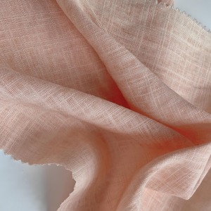 Tessuto <span class=keywords><strong>Misto</strong></span> 15% <span class=keywords><strong>Lino</strong></span> 85% Viscosa Stile Liscio Intrecciato all'Ingrosso per Abiti da Donna e Camicie - Product Image 6