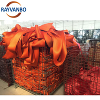 Yüksek Mukavemetli En İyi Fiyat %100 Polyester Yuvarlak Kaldırma Askısı CE GS Onaylı RAYVANBO Marka 1-50 Ton Kapasiteli