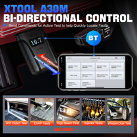   Herramienta de Diagnóstico Completo del Sistema OBD2 A30M V2.0 con Cable, Escáner de Control Bidireccional para Android/iOS, Lector de Códigos de Automóviles