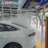 Lave-auto automatique sans contact Cheerwash Electric 25KW, puissance totale 1500W, style cyberpunk, en acier inoxydable.