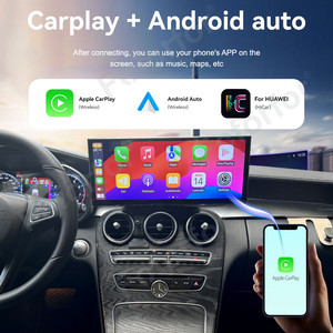 Foforfor 15.8'' Android 14 Carplay pour Mercedes-Benz C/GLC W205 2015-2019 GPS Auto Sans Fil Écran Tactile Multimédia Unité Centrale - Product Image 3
