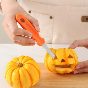 Juego de herramientas para tallar calabazas de Halloween, 7 piezas, cuchillos de acero inoxidable, kit de manualidades reutilizable para decoración de adultos - Product Image 4