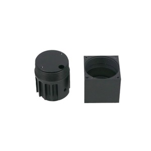 Custom Machined Gearbox <b>Cast</b> Aluminum Part 350mm Diameter Black <b>Powder</b> Coated CNC Lathe Precision Component - Product Image 5