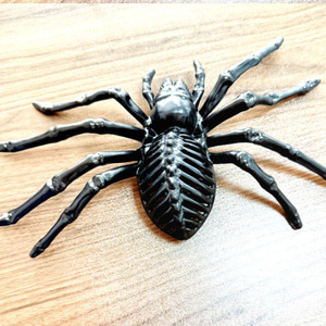 Halloween <b>Spider</b> Figurine Black Plastic Decor Indoor Prank <b>Toy</b> Model - Product Image 3