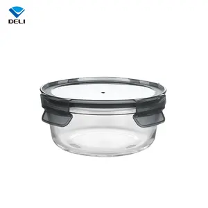 Fornitore affidabile DELI 370ml 12.5oz tazza Di Vuoto di Vetro Per Microonde Contenitore di Alimento