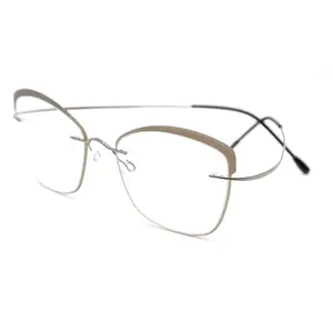 New Arrival Flexible Pure Titanium Brand Optical Frame Eye Glass Glasses for Women
