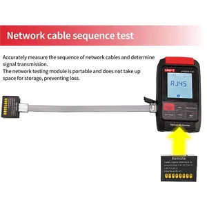 Medidor de Potencia de Fibra Óptica UNI-T VFL OPM, Probador de Cables de Red RJ45 UT693A, Almacenamiento de Datos, Precisión Clase 0.05, Pantalla LCD UT693A UNI-T Fibra - Product Image 2