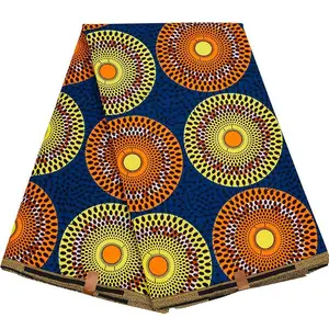 Tela de Batik Tailandesa de la mejor calidad, tela de algodón Batik, estampado de cera africana para cámara Douala