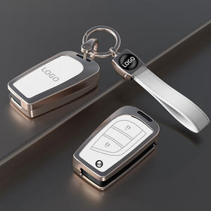Haute qualité pour Toyota Hilux Highlander Nouvelle Corolla REIZ rav4 2019 Boîtier de protection de clé intelligente en métal pour voiture - Product Image 1