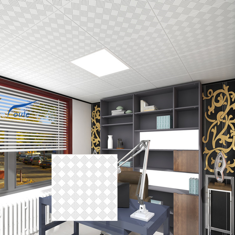 Deckenfliesen 600x600 Mm Akustik-Deckenfliesen Fein Gerissen, 595x595 Mm Bzw. 600x600 Mm – 8 Stück, Quadratische Kante, Von Ceiling Expert